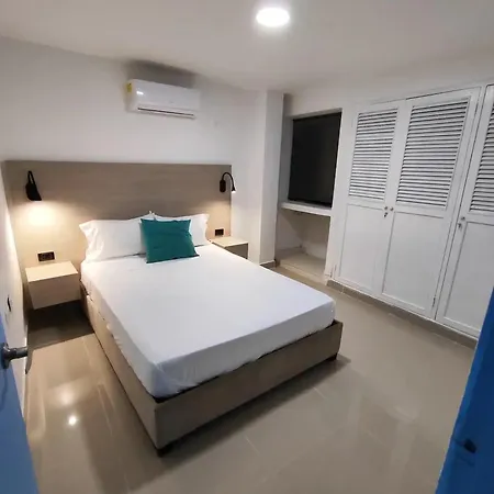 Em3-2g De 4 Hab En Zona Residencial Con Aire Acondicionado Wifi Y Parqueadero Apartment Cartagena